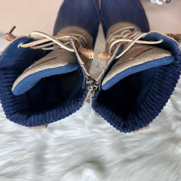 SPERRY TOP SIDER SYREN MISTY Women's Waterproof Duck Fleece Lined Boots Size 8 - Picture 6 of 15